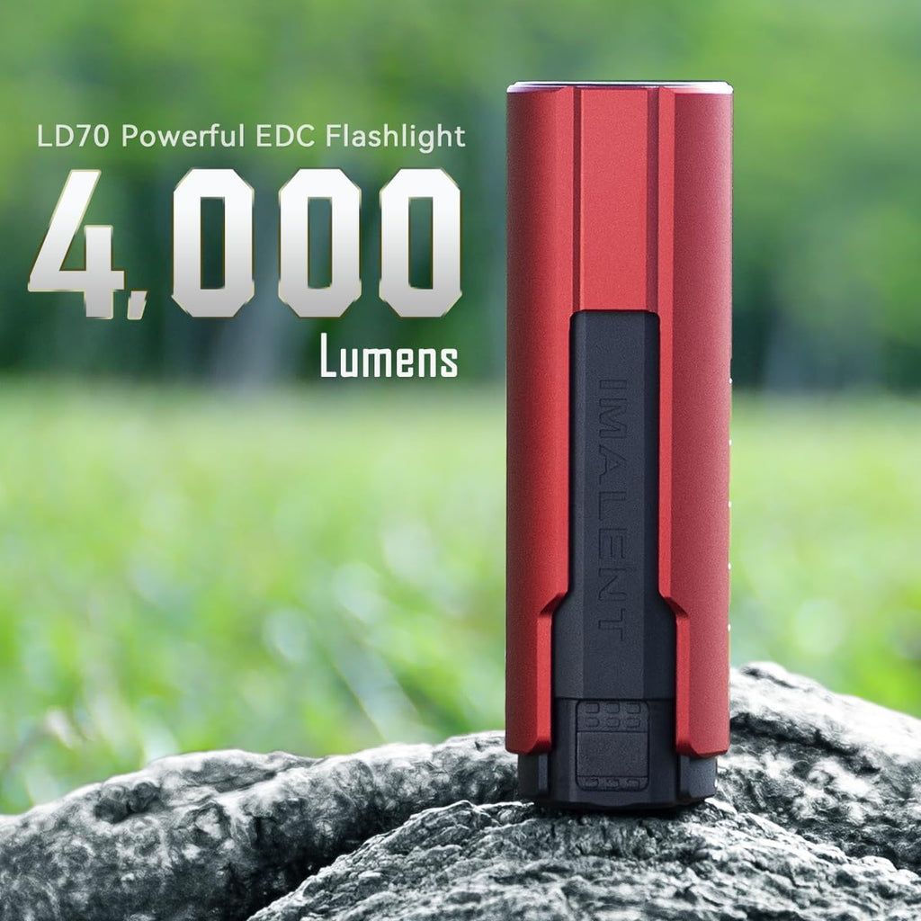 EDC Flashlight Rechargeable 4000 Lumens for Camping and Hiking Q38466