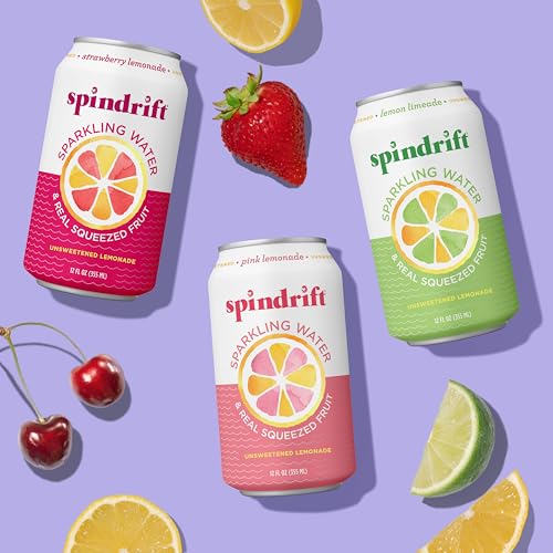 Sparkling Water, 4 Flavor Variety Pack, 12 Fl Oz (Pack of 20) K1757