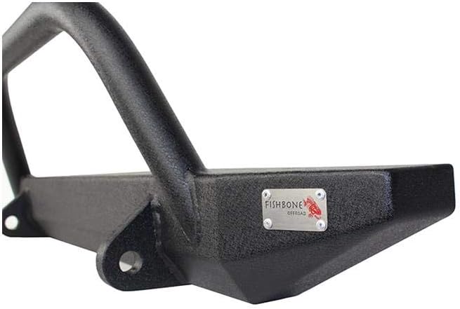 Jeep TJ Front Bumper with Winch Guard 97-06 Wrangler Steel Black Textured W1380