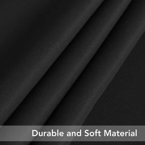8 Pack Black Round Tablecloths 120 inch Polyester Table Covers X3682