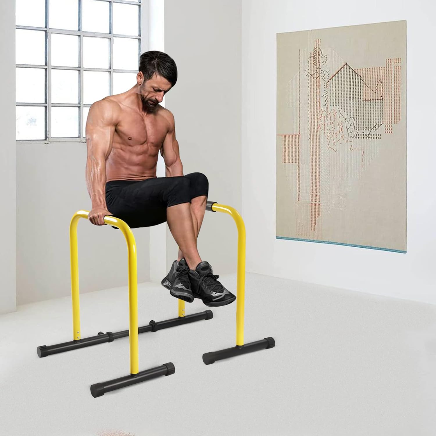 Adjustable Dip Station for Home Gym Workout R64231