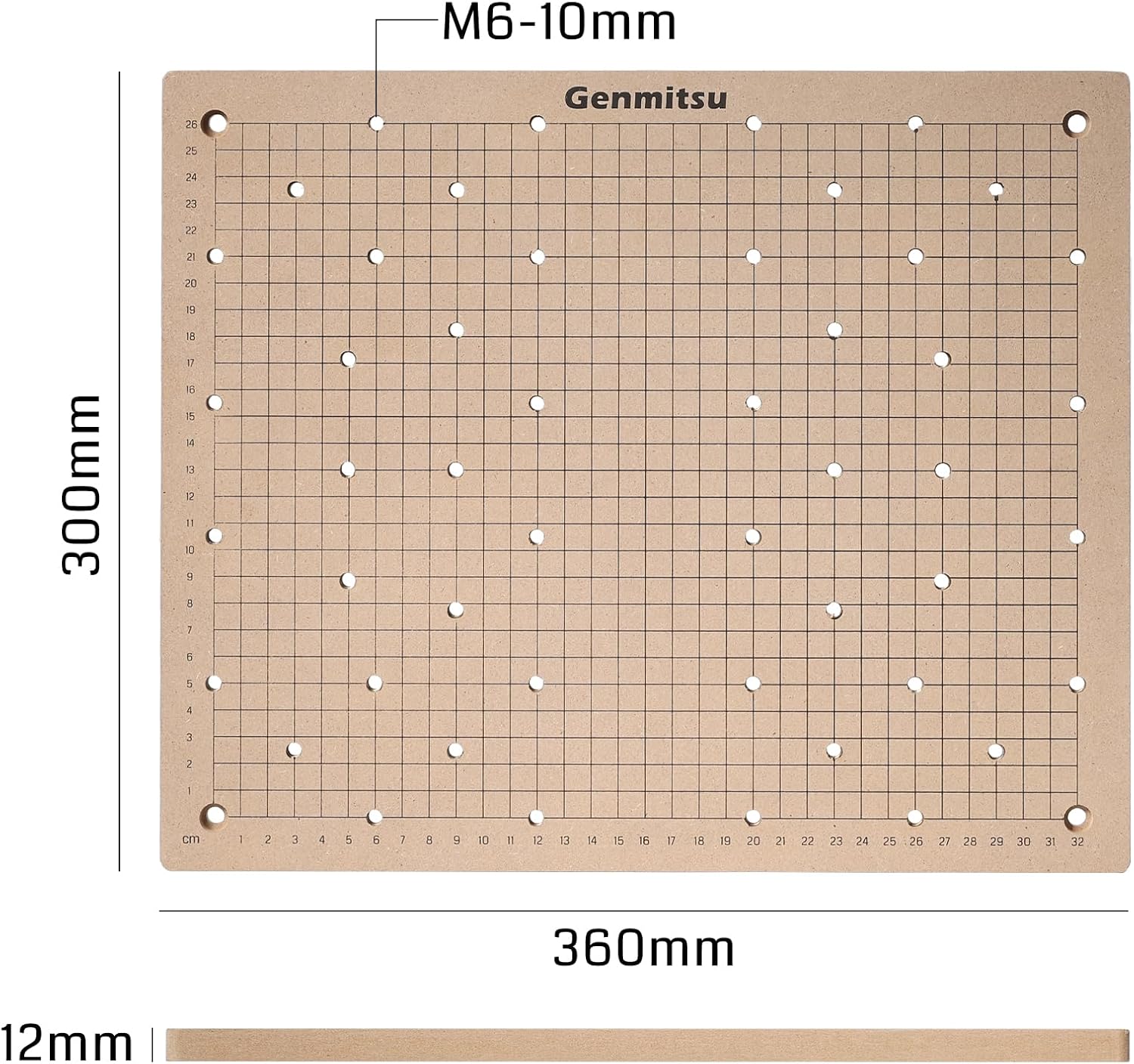 CNC Router Machine with Linear Guide and Ball Screw Motion, 360 x 300 x 12mm D5038