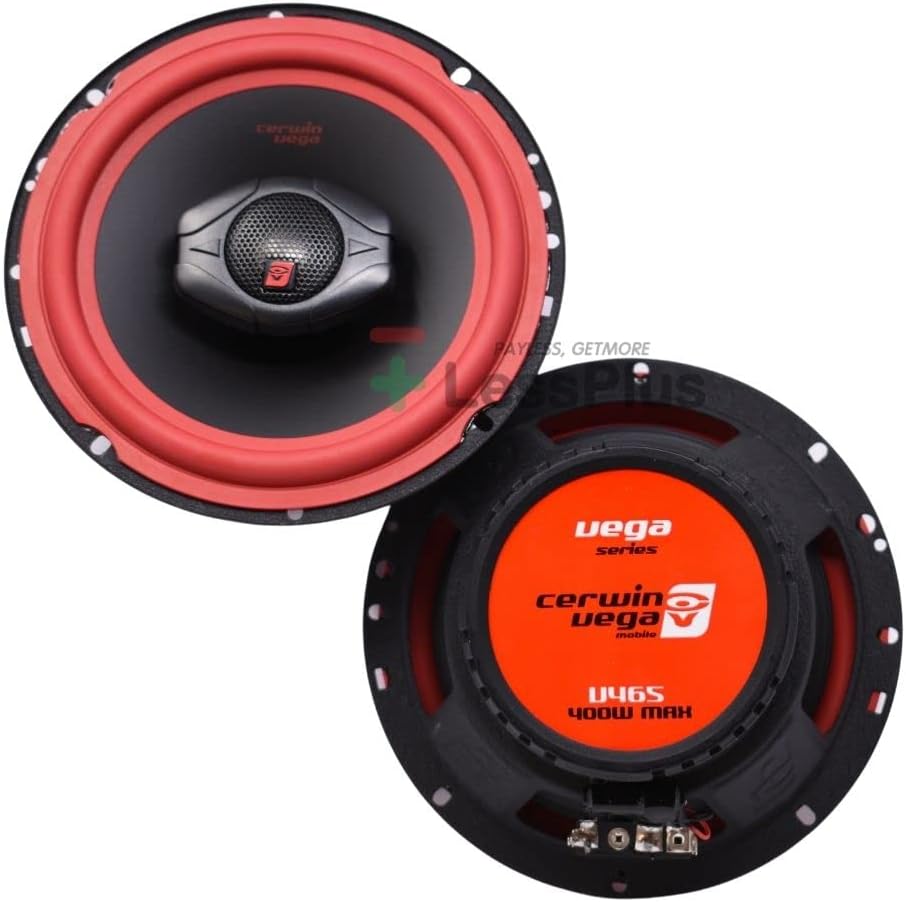 6.5" 2-Way Low-Resonant Speakers with 1" Titanium Dome Tweeter O994380