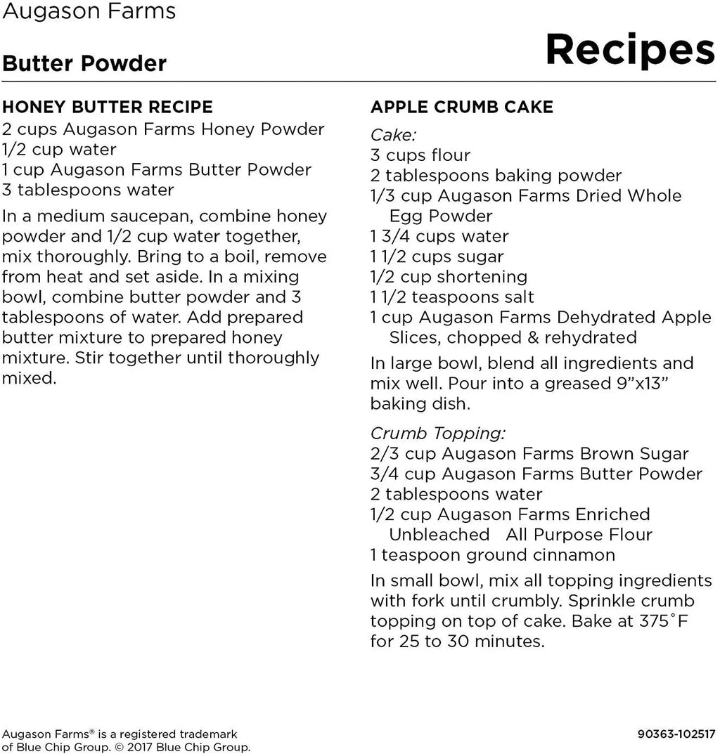 Butter Powder 2 lbs 4 oz L71829