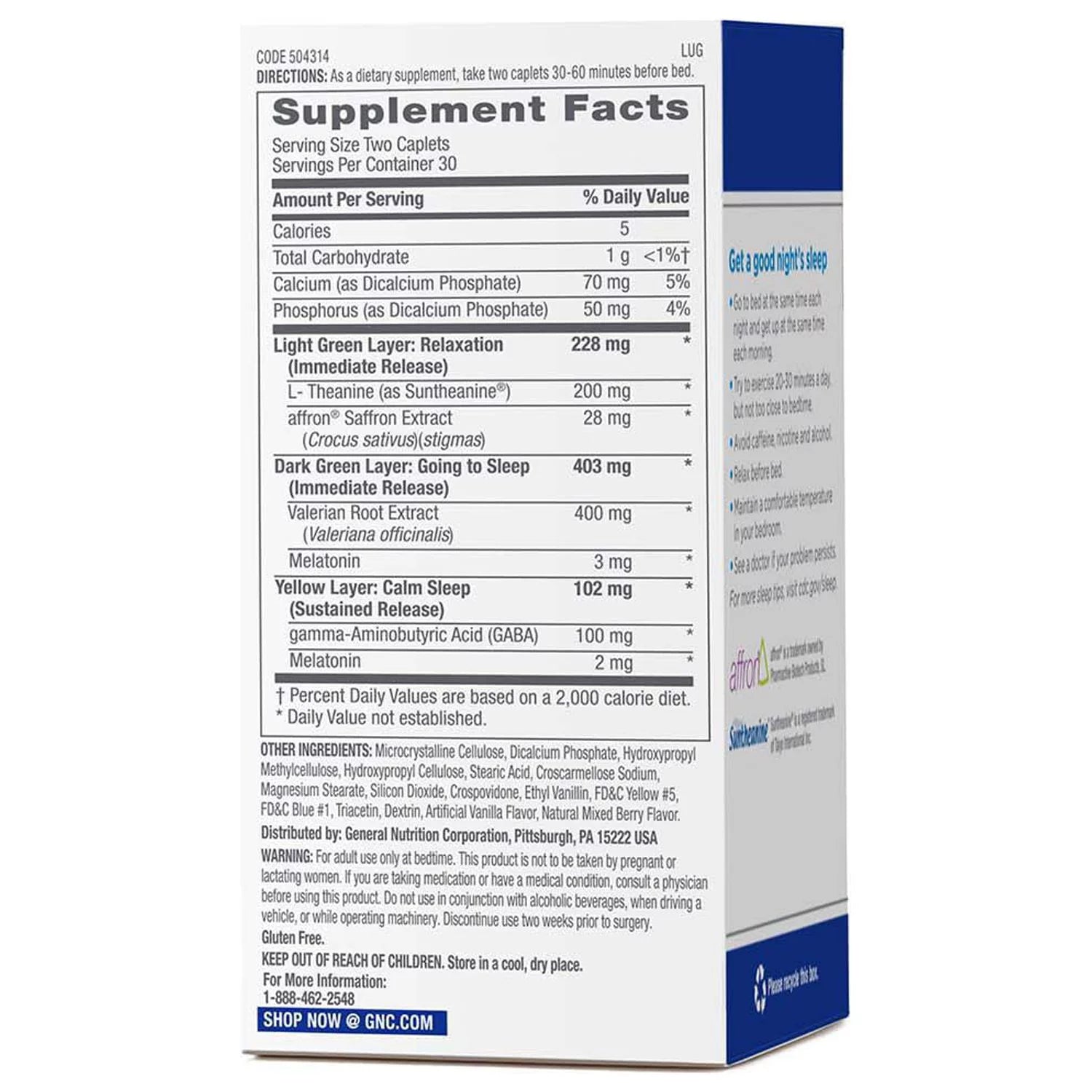 Tri-Sleep 60 Caplets Y6592