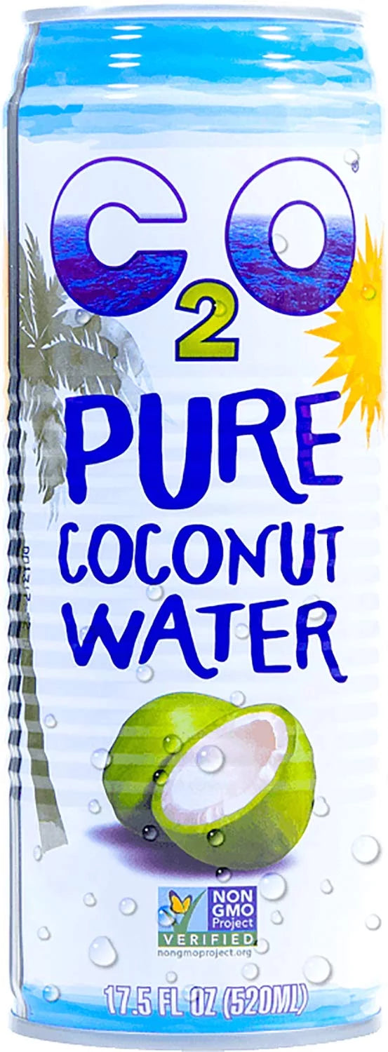 Pure Coconut Water, No Added Sugar, 17.5 FL OZ (Pack of 12) R798