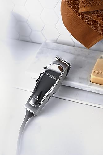 Fade Master Hair Clipper, Adjustable Carbon Steel Fade Blade, Zero Gap, Aluminum Housing X3289