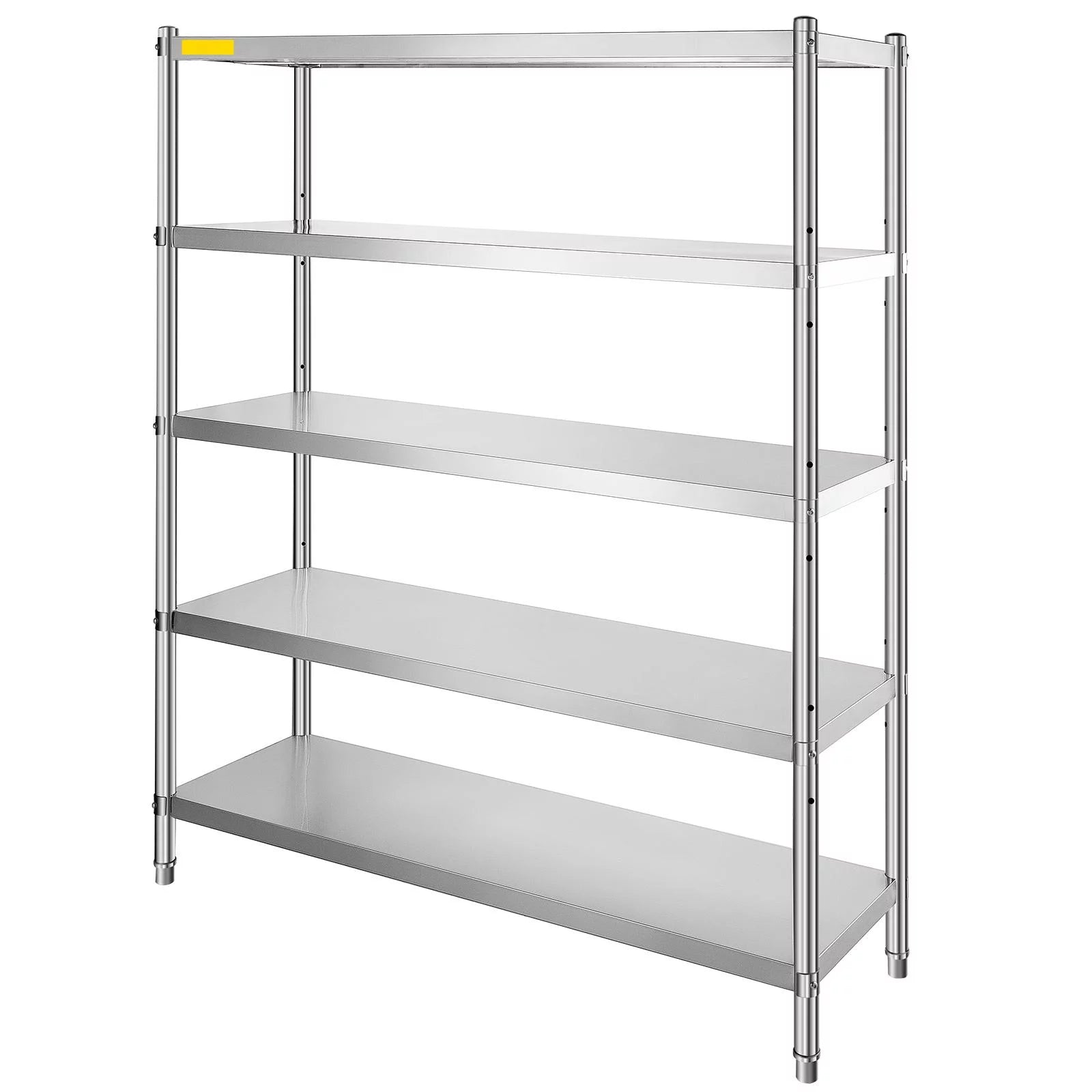 5-Tier Stainless Steel Shelving Unit 60x18.5 inch P13361