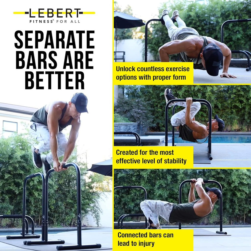 Dip Bar Stand for Home Gym Exercise Equipment with Hip Resistance Band S680821