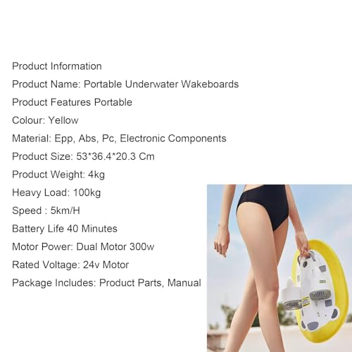 Underwater Propeller Scooter with Dual Motor Drive and Battery H331146