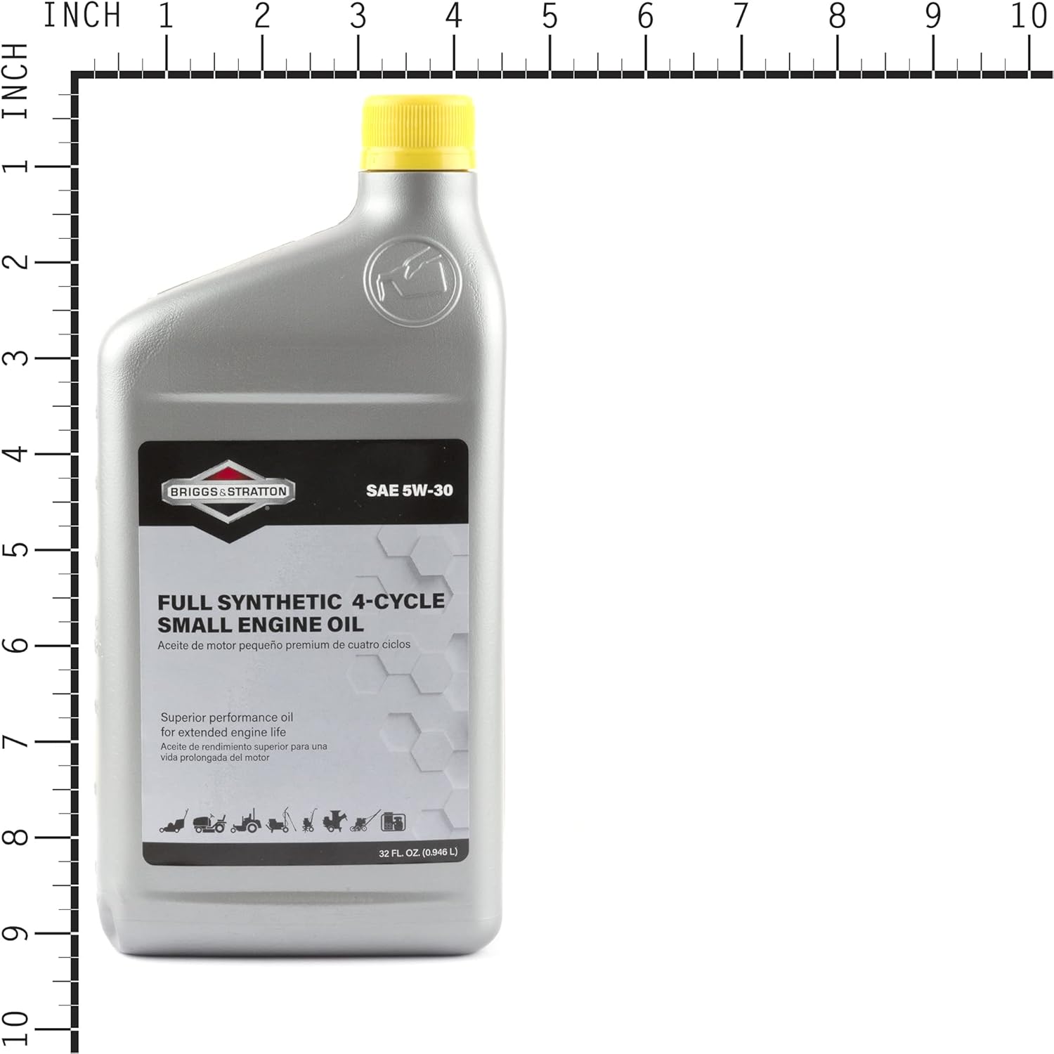 Briggs & Stratton SAE 5W-30 Synthetic Small Engine Motor Oil - 32 Oz. 100074 (Pack of 2)