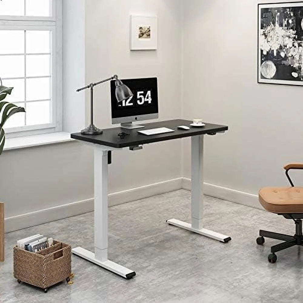 Adjustable Height Desk 40 x 24 Inches Small Standing Desk for Small Space J432