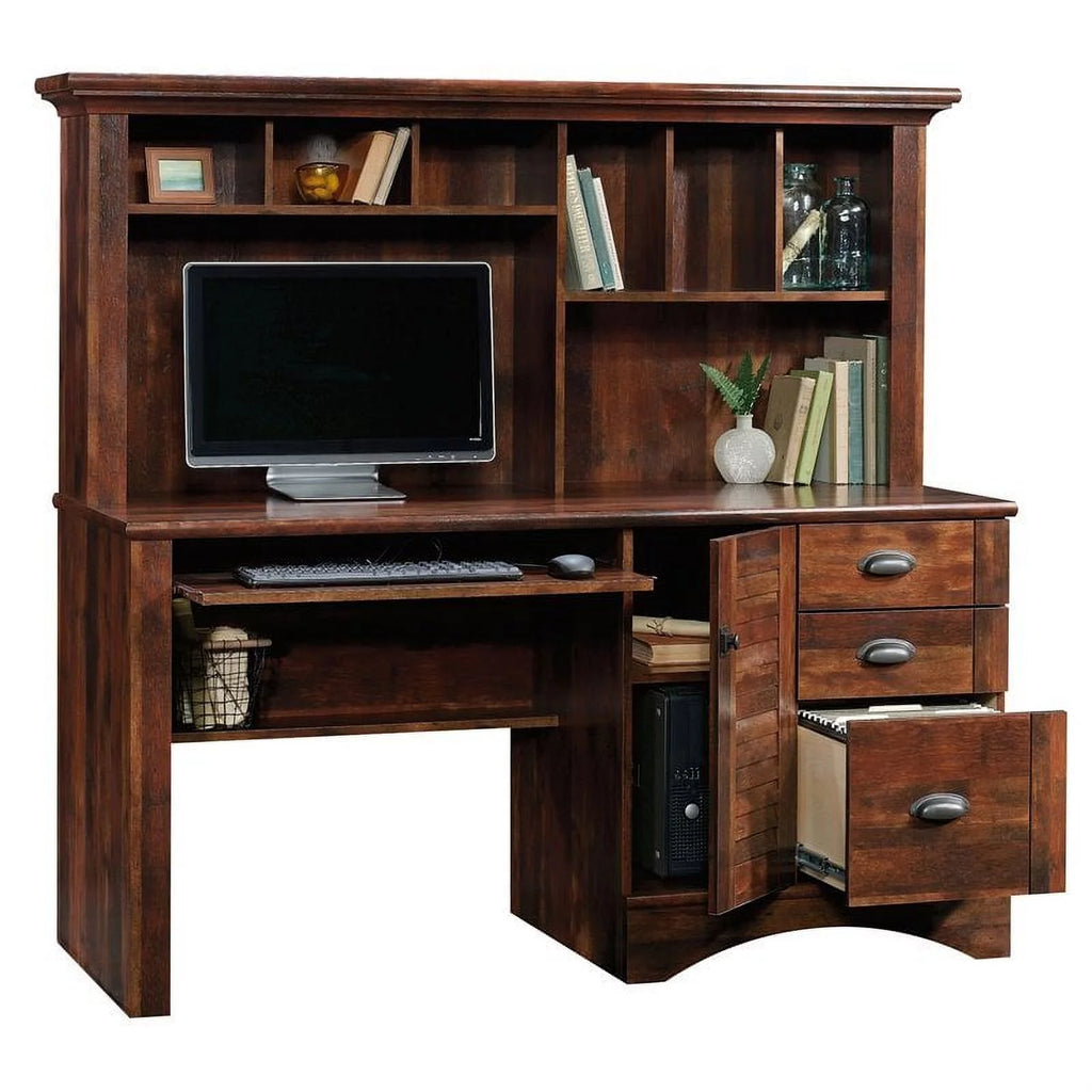 Computer Desk with Hutch, CPU Storage and Keyboard Drawer Z2354