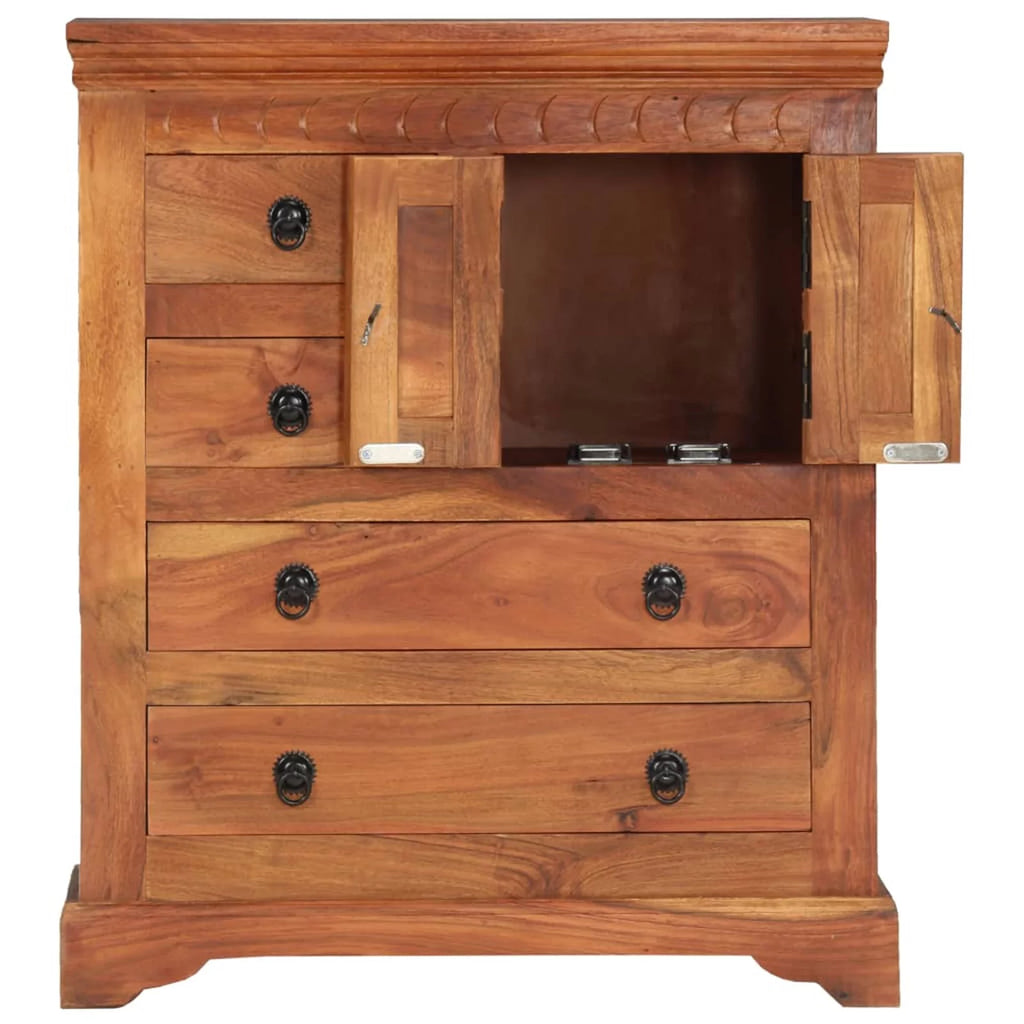 Wooden Sideboard with 2 Doors and 4 Drawers J533062