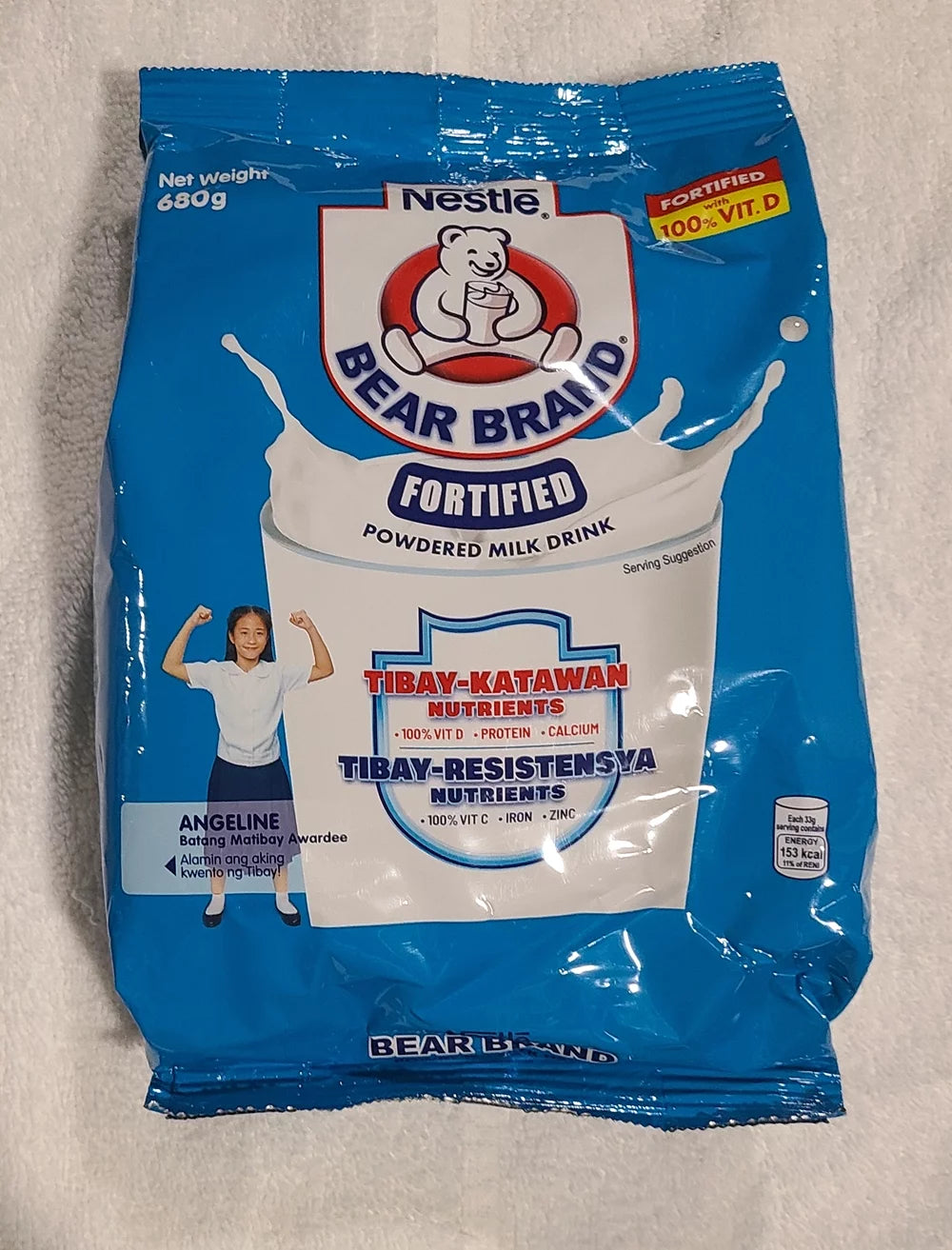 Fortified Powdered Milk Drink with Iron, Zinc and Vitamin C, 680g, 3-Pack Q139222