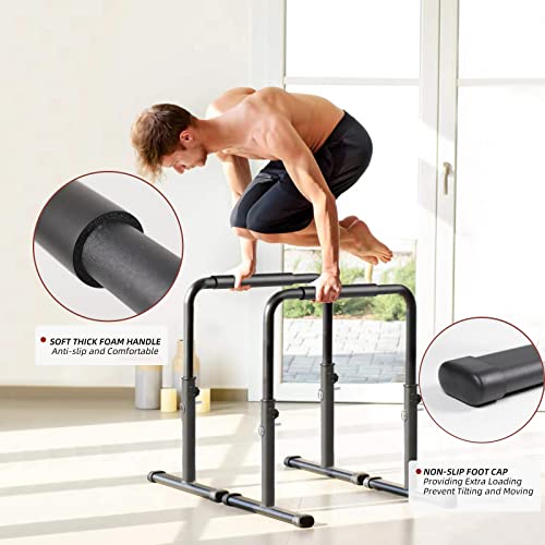 Adjustable Dip Bars for Home Gym Strength Training P112066