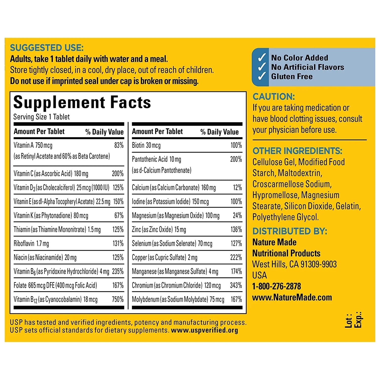 Multi For Him 90 Tablets, 2-Pack M7765