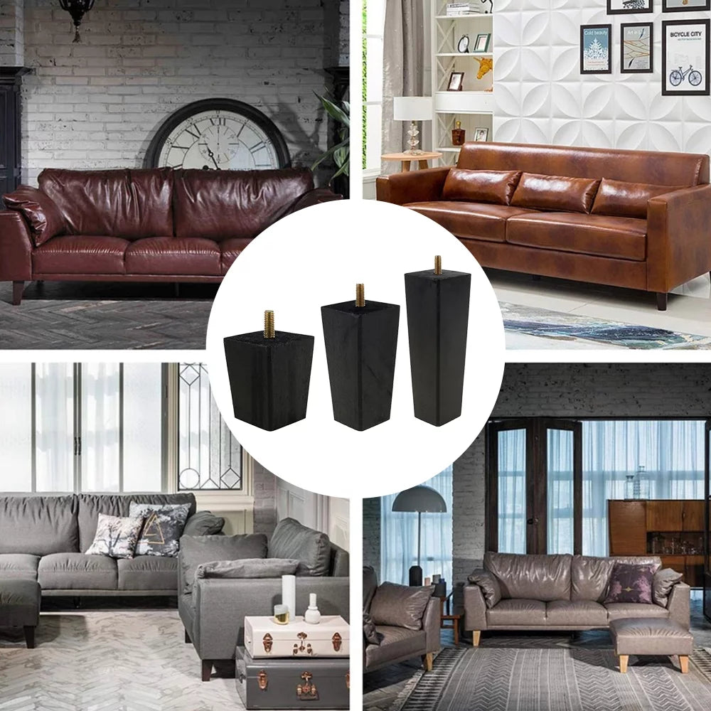 Wooden Sofa Legs Set of 4 Replacement Furniture Legs C520438