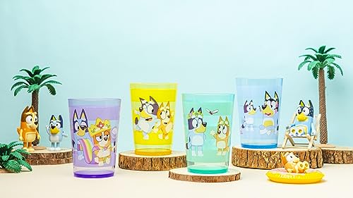 Nesting Tumbler Set 4-Pack, Durable Plastic Cups for Kids, 14.5 oz P846192