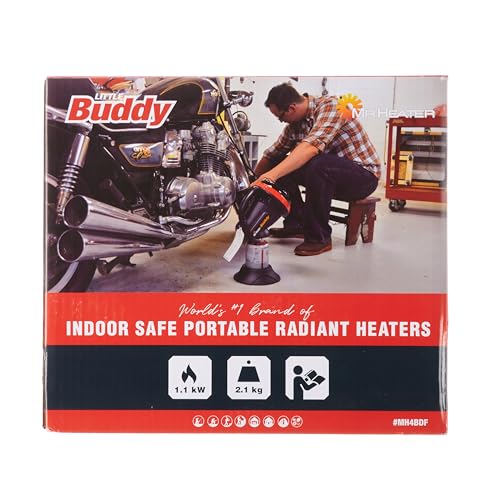 Portable Buddy Heater with Gas Cartridge Adaptor E6861
