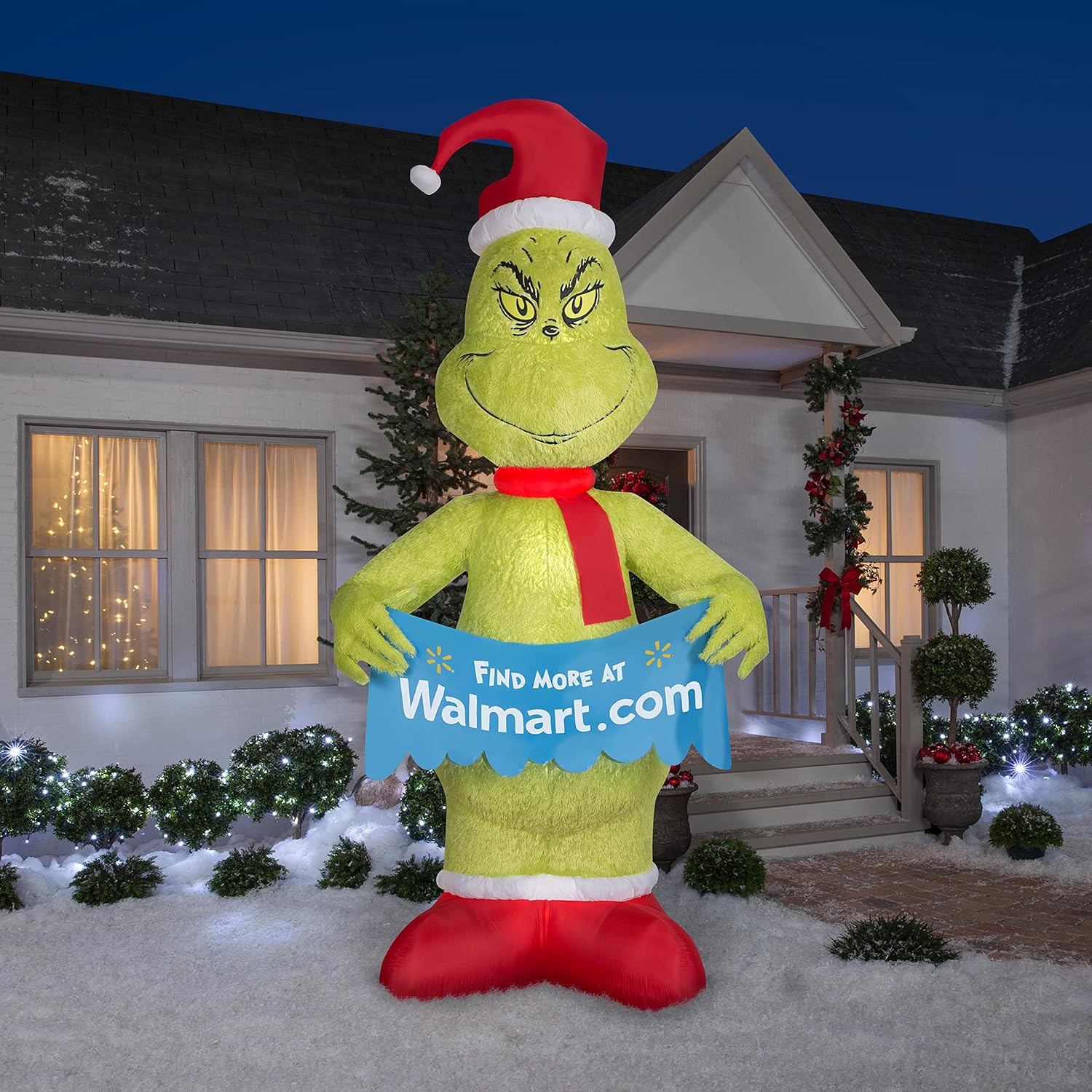 Grinch Airblown Inflatable with Banner T500