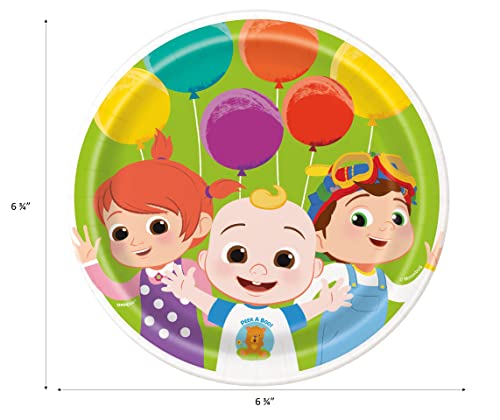 Birthday Party Supplies with Cake Plates and Napkins for 16 Guests E2827