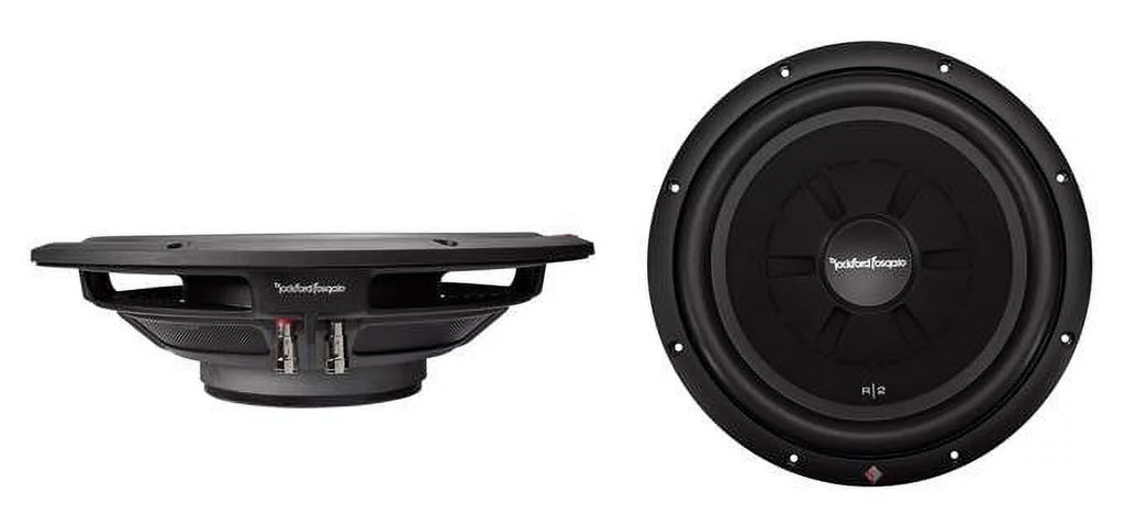 12" 1000W 4-Ohm Shallow Car Subwoofer Sub, Pair F170