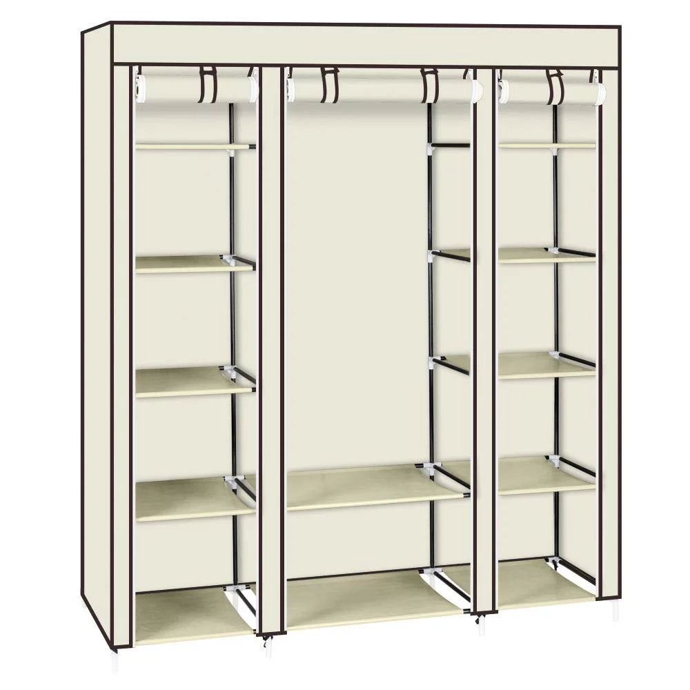 Portable Heavy Duty Clothes Closet Storage Organizer J3864