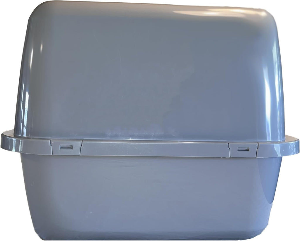 Covered Cat Litter Box with Flip Top Odor Door Lid D924