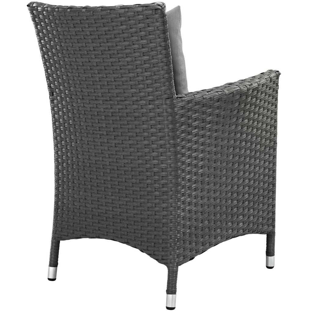 Outdoor Patio Dining Set with Cushioned Chairs T6873