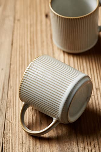 Coffee Mug Set for 6, 12 oz with Handle, Smoky Blue H570266