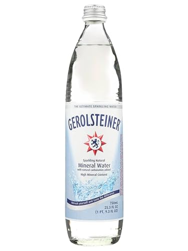 Sparkling Natural Mineral Water, 25.3 Fl Oz, 15 Glass Bottles V20007