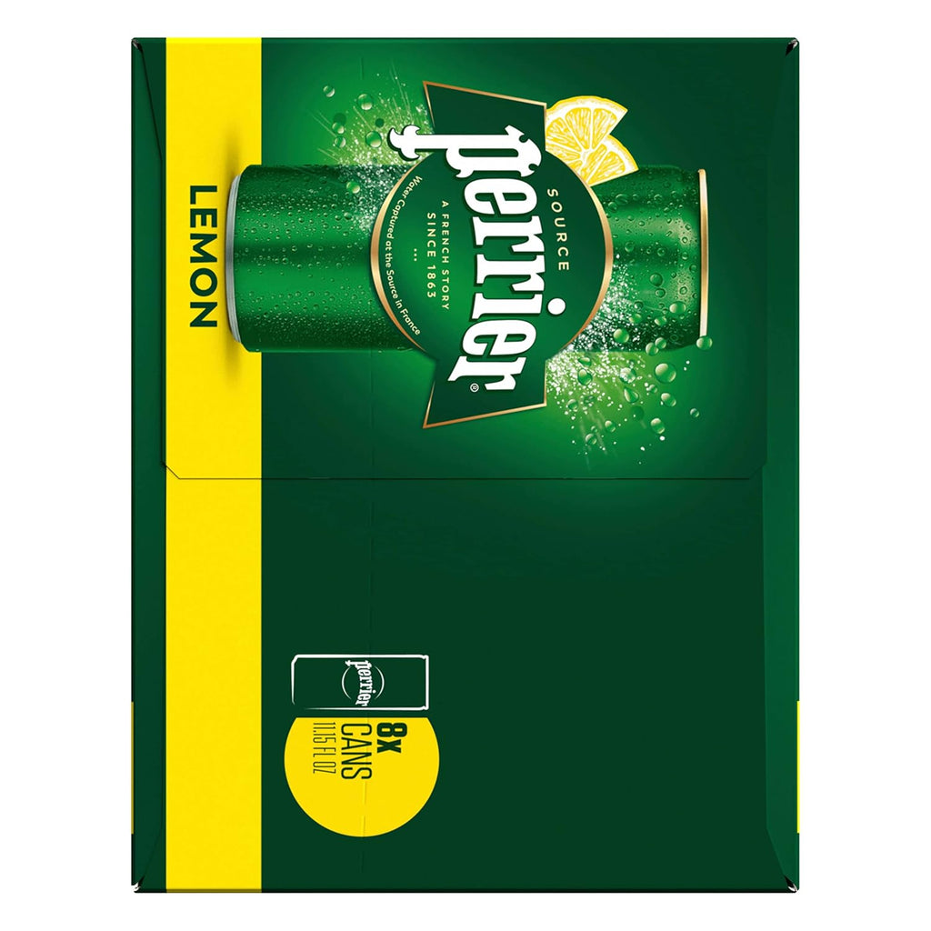 Sparkling Water Lemon Flavored 11.15 oz Cans, 24 Count Q3132