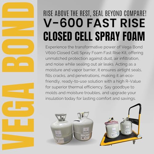Closed Cell Spray Foam Insulation Kit, 600 BF Coverage J941331