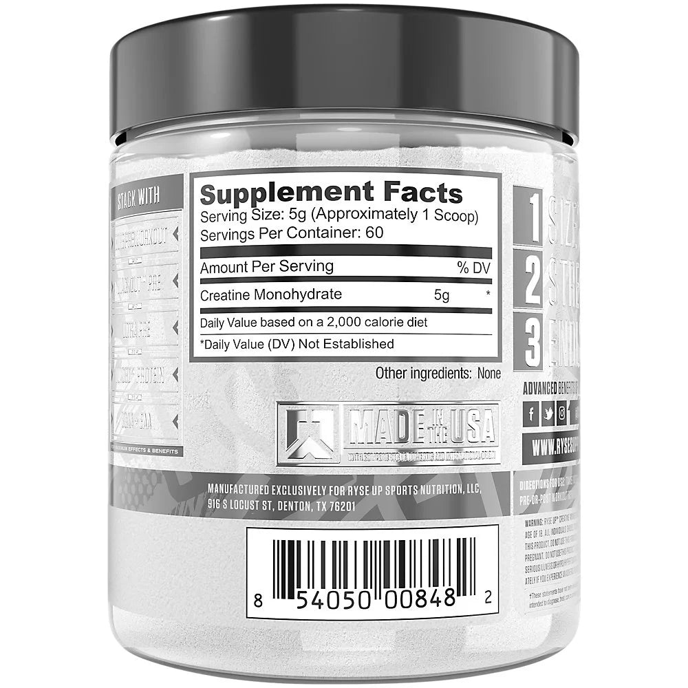 Creatine Monohydrate Unflavored, 60 Servings K83477