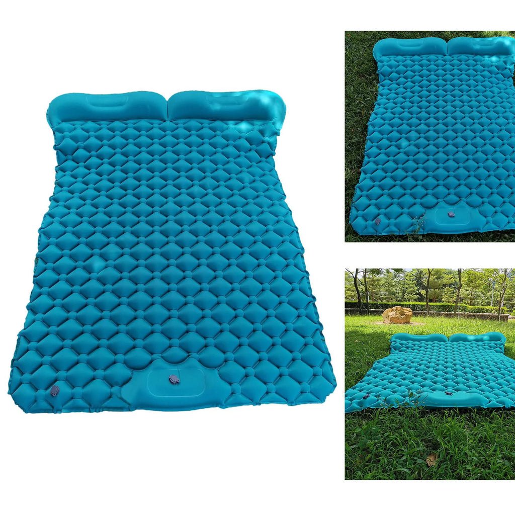 Inflatable 2 Person Camping Sleeping Pad with Pillow P5459