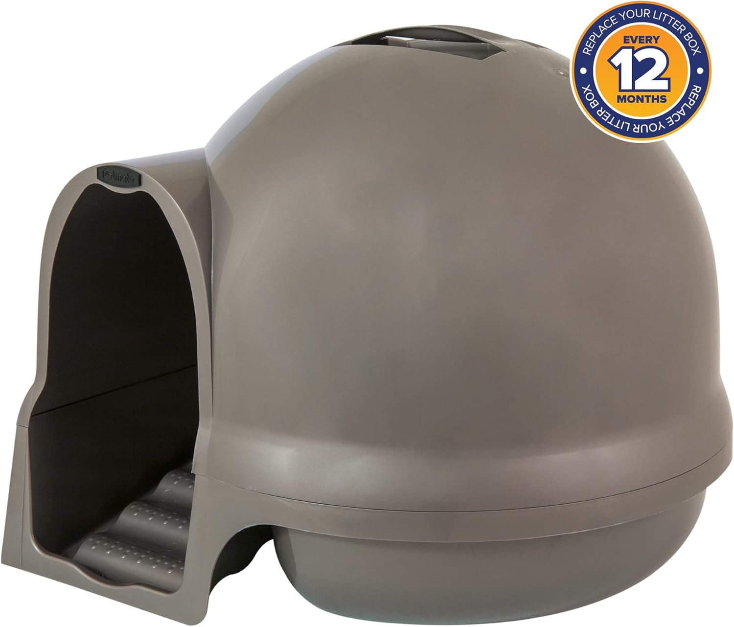 Cat Litter Box Dome with Step, Recycled Materials A134