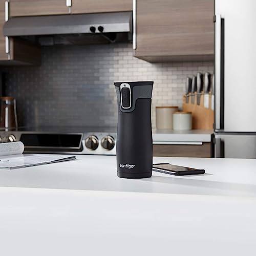 16oz Stainless Steel Vacuum Travel Mug 2-Pack with Spill-Proof Lid W2610