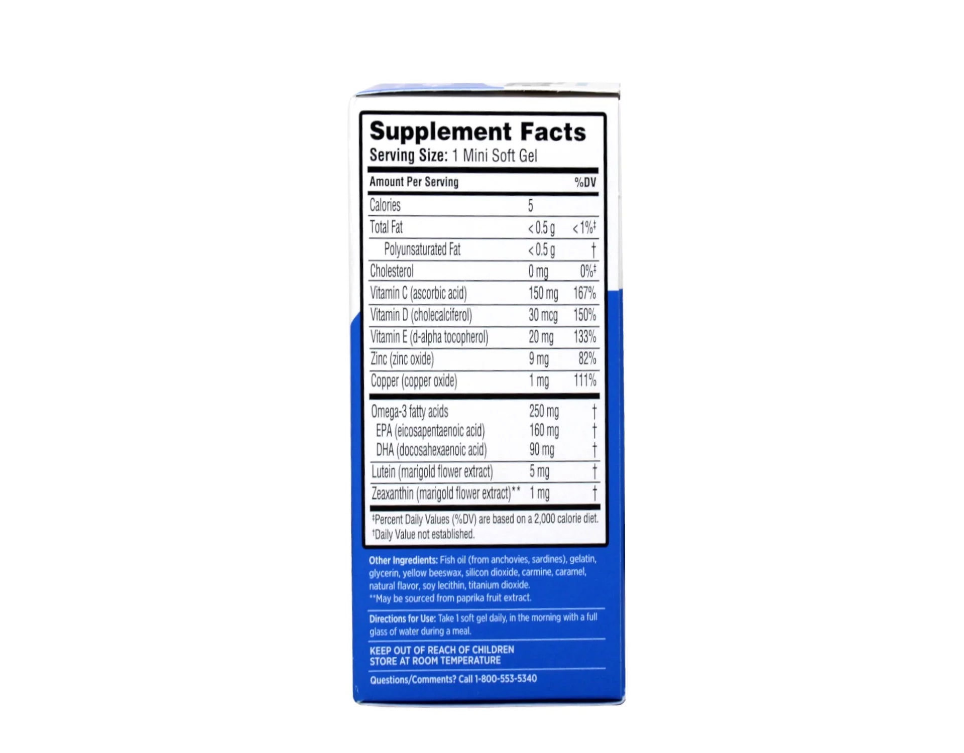 Eye Vitamin & Mineral Softgels, 50 Count (Pack of 6) L3404