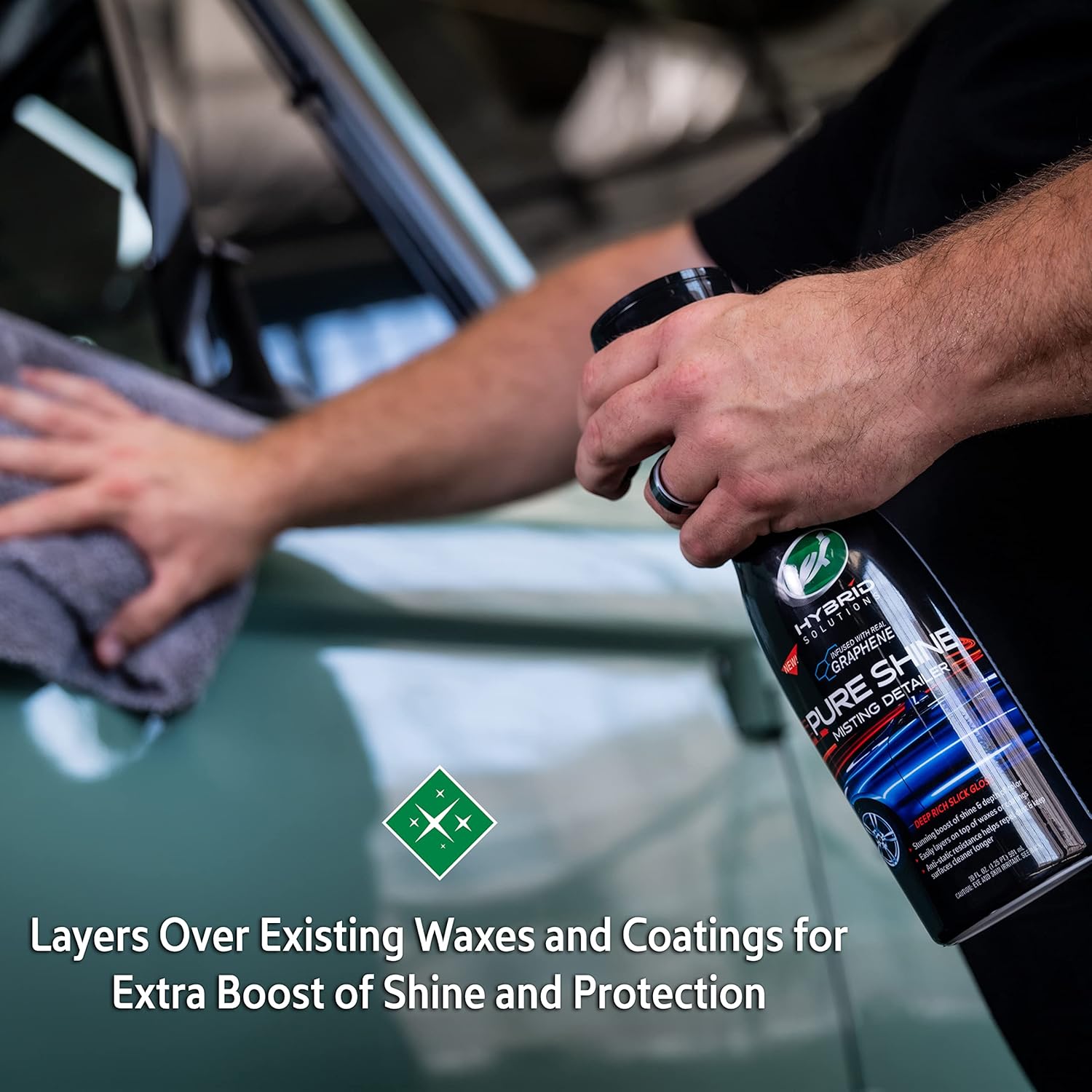 Hybrid Solutions Pure Shine Detailer Misting Spray, Graphene Infused, 20 oz C77085