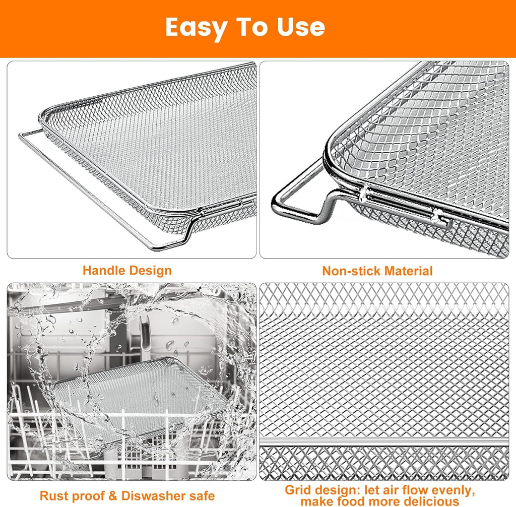 Stainless Steel Air Fryer Basket Replacement X78989