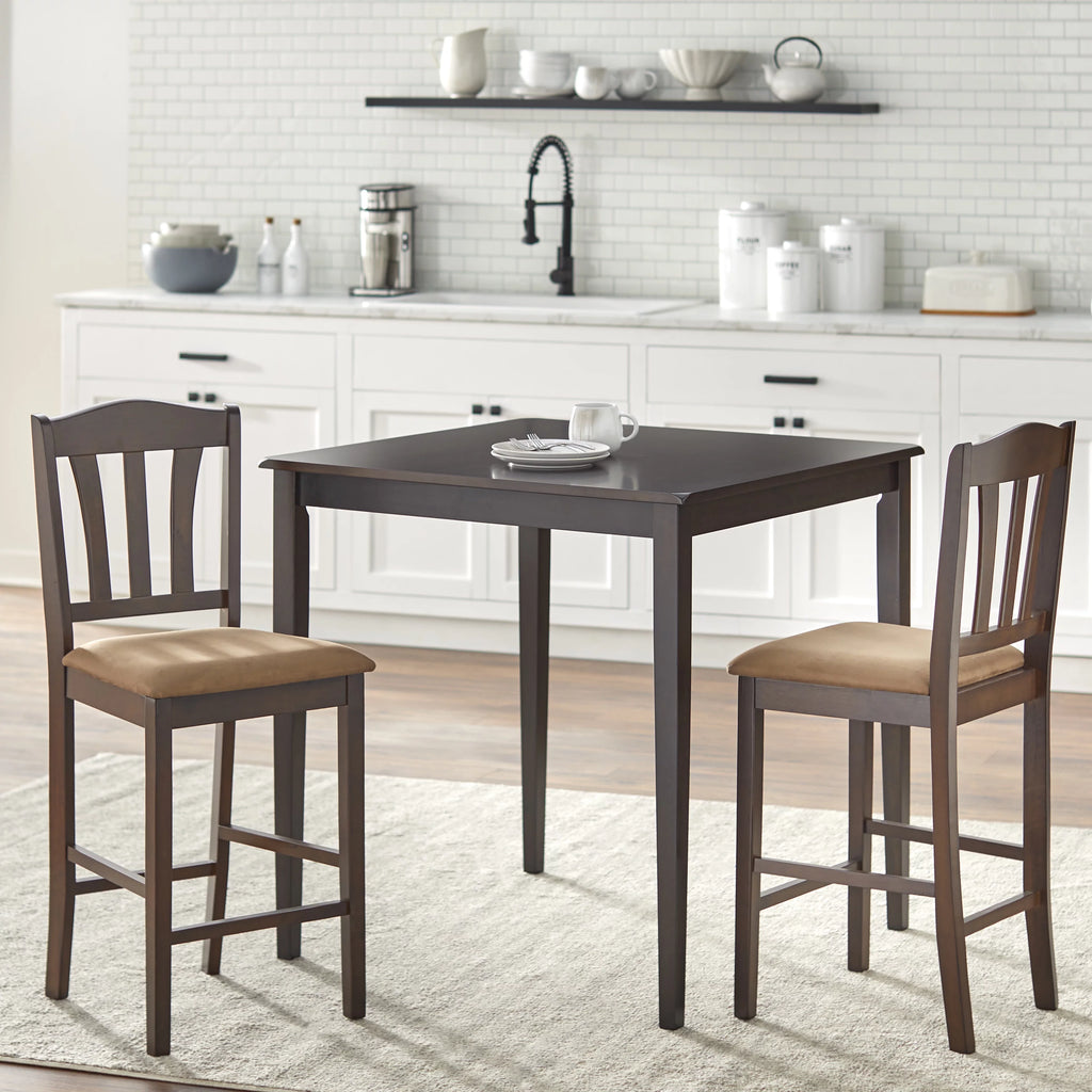 Stool, 24", Set of 2, Espresso J477298
