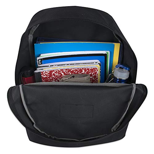 Classic 17 Inch Backpack with Adjustable Padded Shoulder Straps F2601