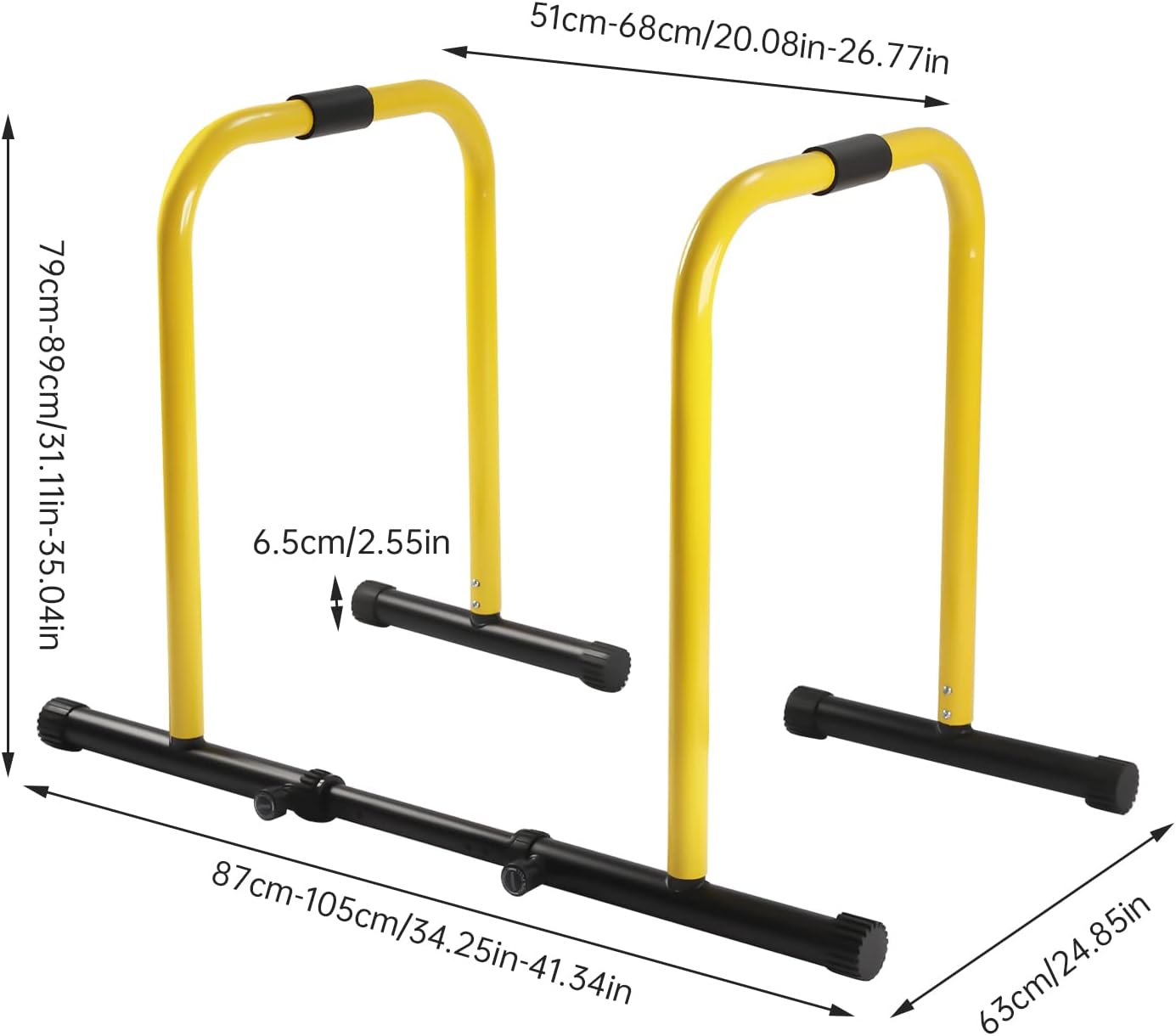 Adjustable Dip Station for Home Gym Workout R64231