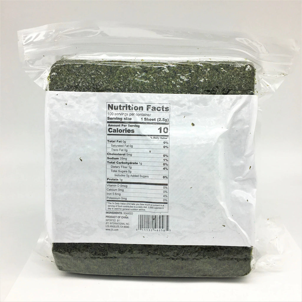 Roasted Seaweed Nori 100 Full Sheets A762