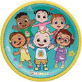 Amscan Cocomelon Party Plates - 9" - Fun & Colorful Design Tableware, Perfect For Birthdays, Themed Celebrations & More - Pack Of 8