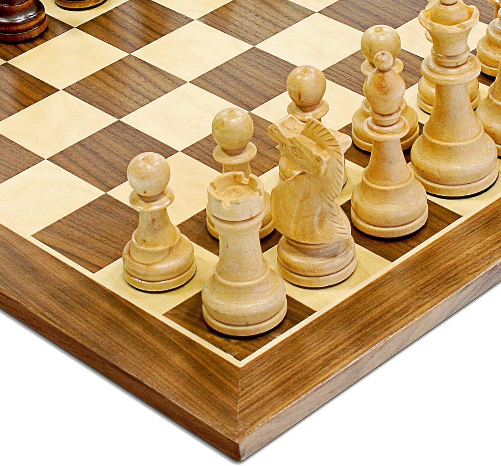 Wood Chess Set - 15 in. - 3.75 in. King Z8677