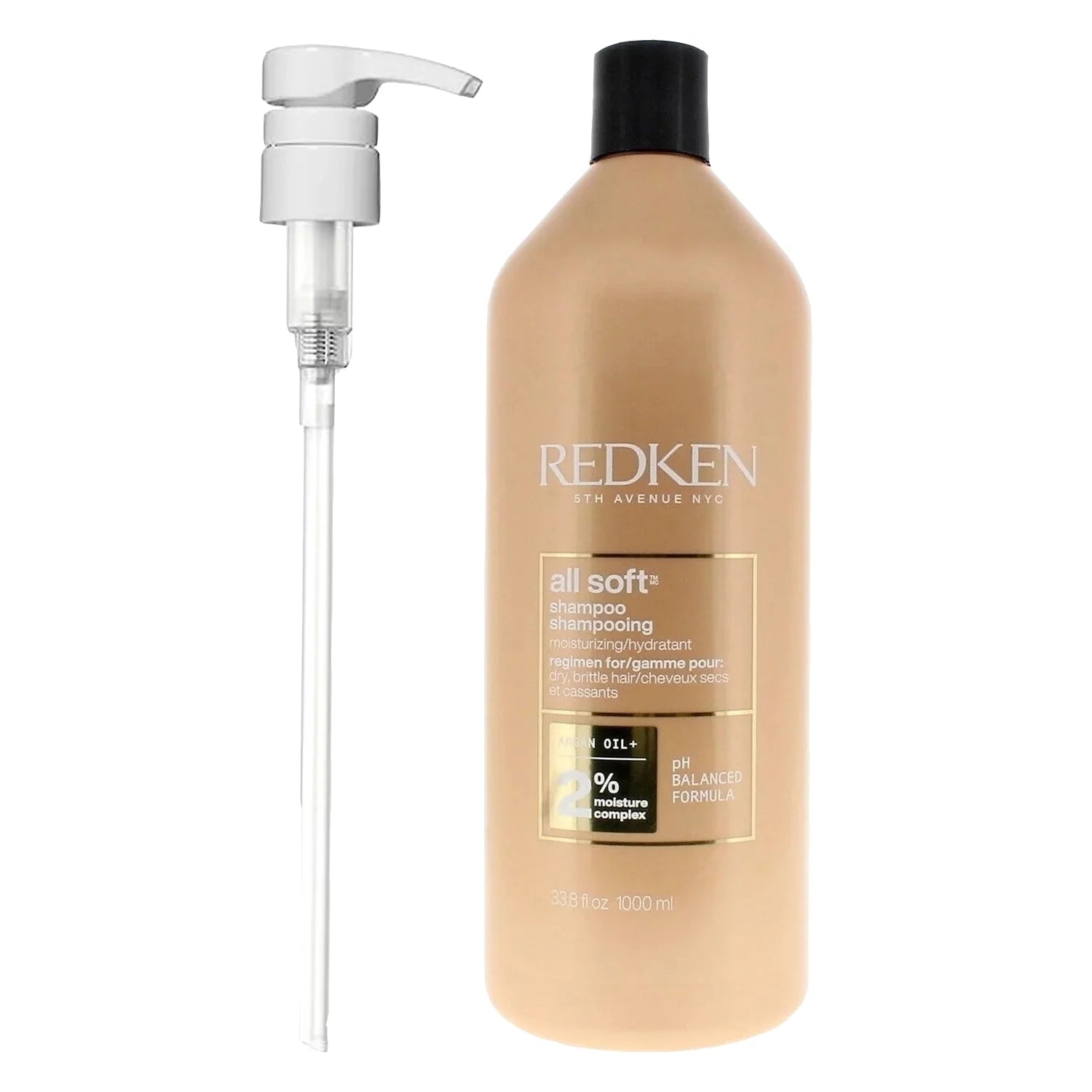 Shampoo and Conditioner Set for Dry Brittle Hair with Pumps X28650