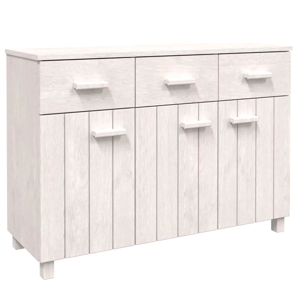Sideboard White Solid Wood Pine A68705