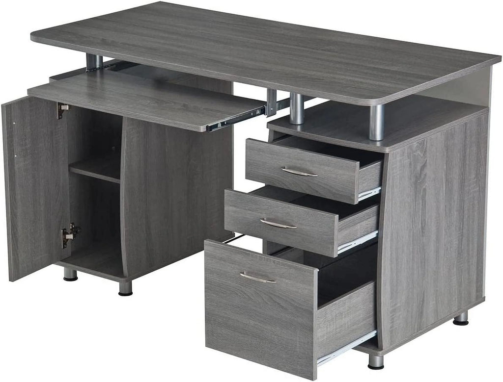 Gray Small Computer Desk M27748